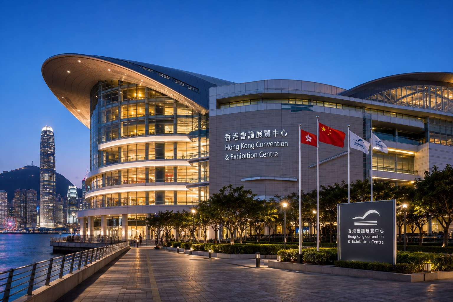 exhibition stand design for Cosmoprof in Hong Kong